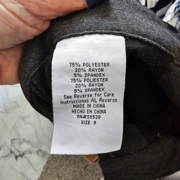 STS Blue grey stretch skinny leggings - Picture 3 of 3